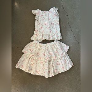 Polo Ralph Lauren floral set girls size 10.